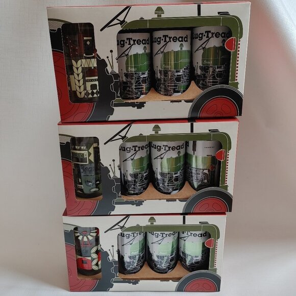 Beau's Brewing Co. Collectible Glasses x3 COMPLETE COLLECTION EMPTY CANS - Picture 1 of 6